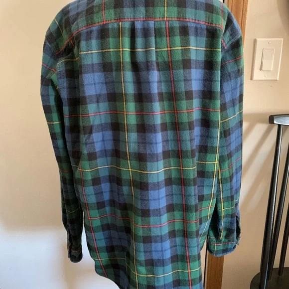 L.L. Bean Men’s Large Flannel Shirt - Picture 3 of 4